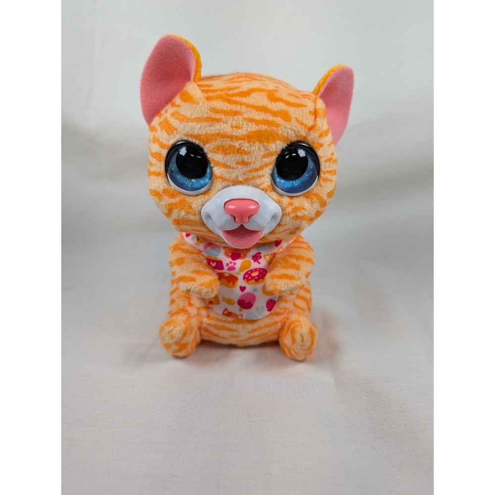 FurReal Newborns Interactive Electronic Orange Tabby Cat Kitten Kitty 2022 Works